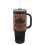 Thumbnail: CUSTOM ENGRAVABLE 40oz LEATHERETTE WRAPPED POLAR CAMEL MUG WITH SNAP LID & STRAW