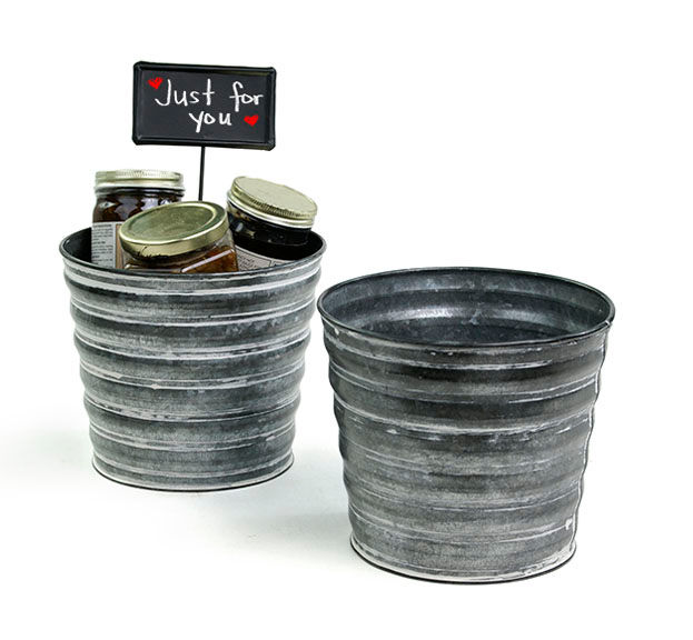 Thumbnail: SOLID IRON METAL AND TIN POTS
