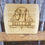 Thumbnail: CUSOTM ENGRAVABLE MONNOGRAMMED 2-TONE BAMBOO CUTTING BOARD, 2 SIZES AVAILABLE