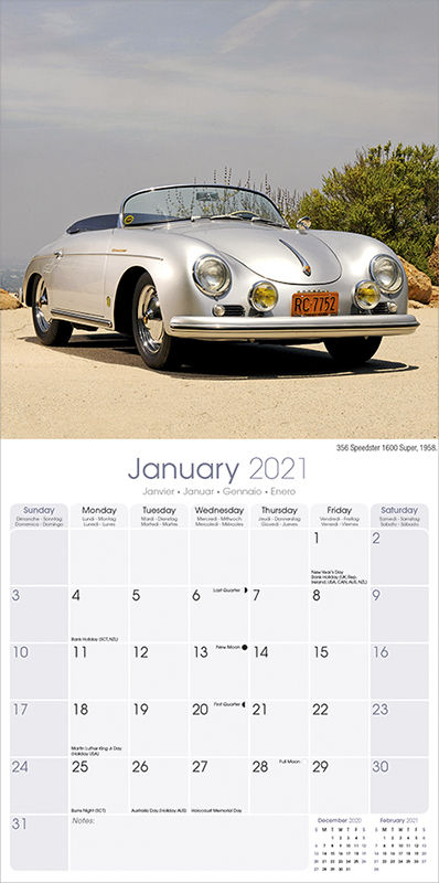 Thumbnail: Kalender Porsche