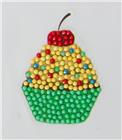Stickers met Diamond Painting cupcake