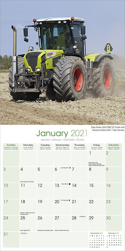 Thumbnail: Kalender Tractors
