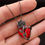 Thumbnail: Gothic Rose Luminous Red Love Necklace 