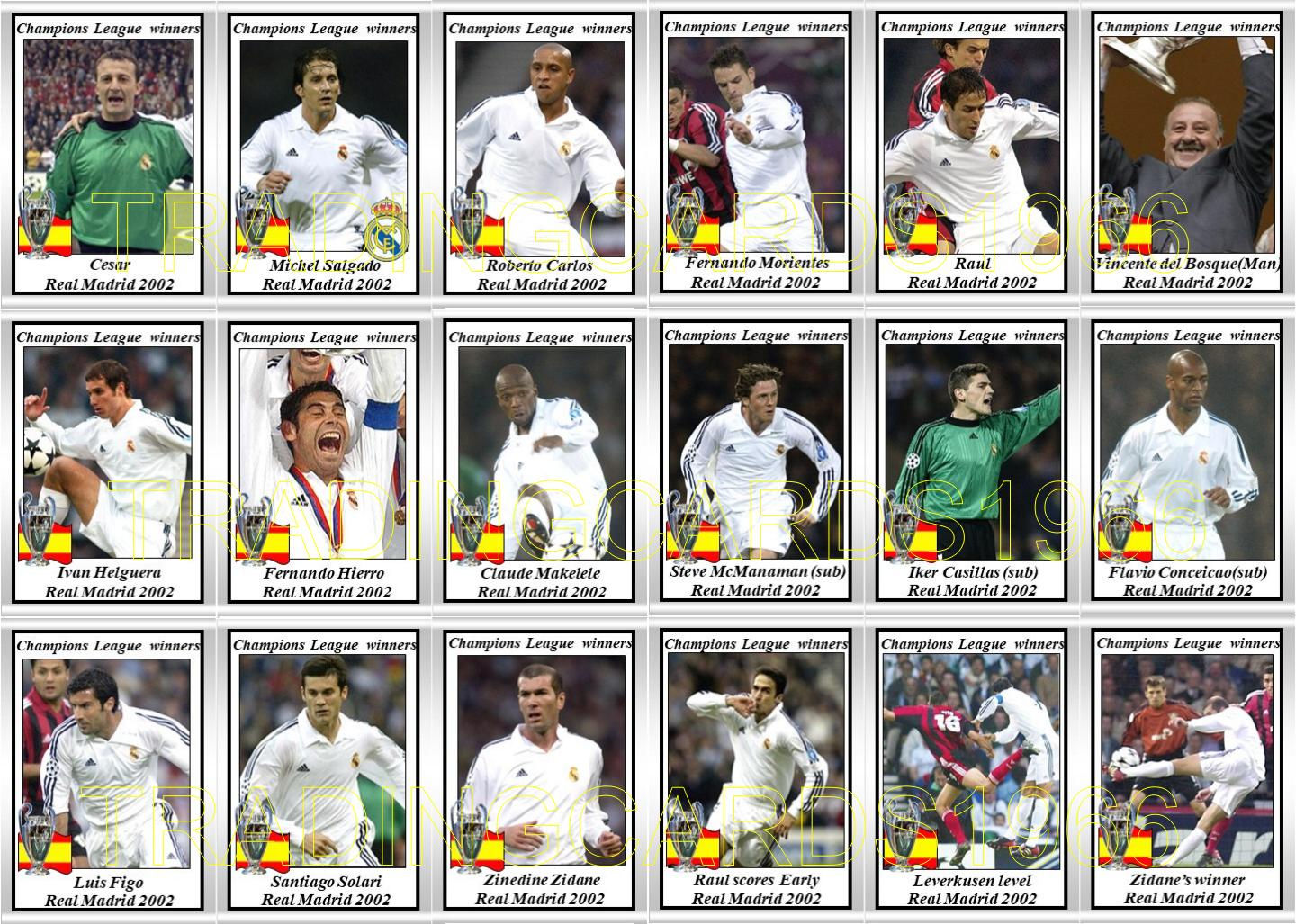 2002 Champions League Winners - Real Madrid