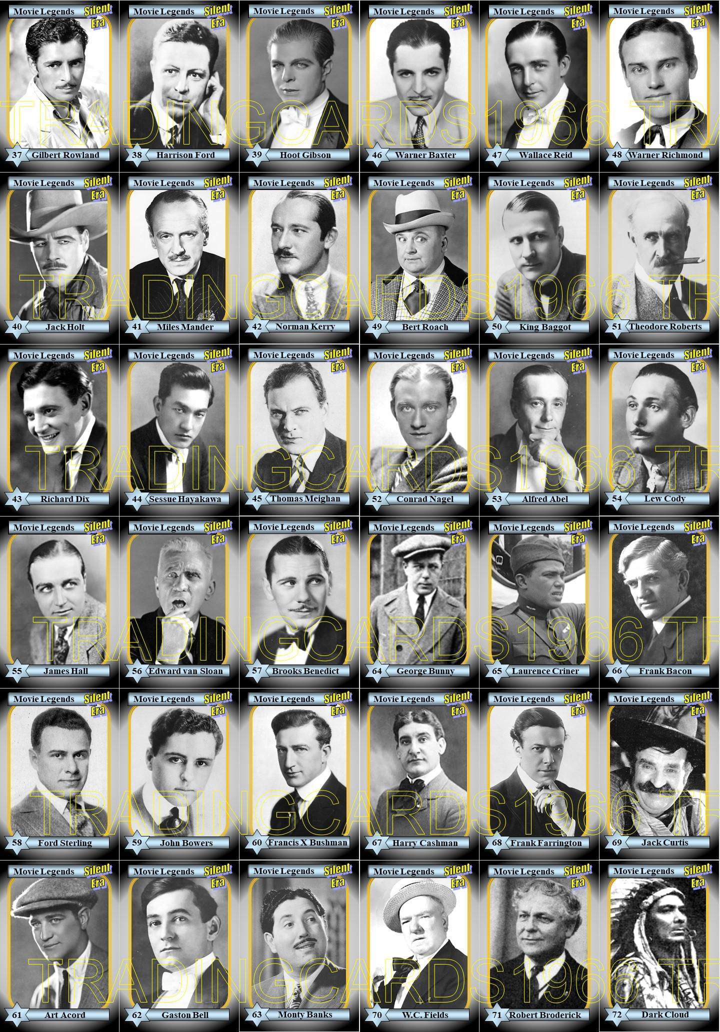 Movie Actors of The Silent Era Series 2