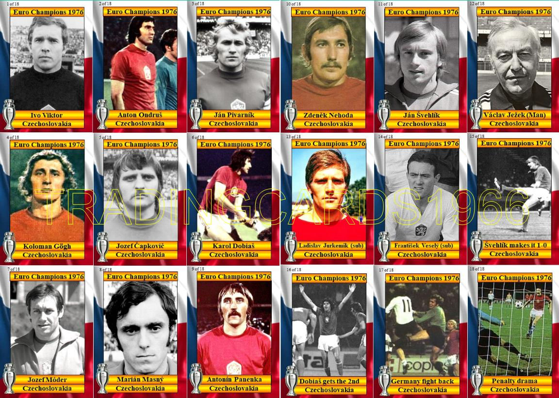 1976 European Champions - Czechoslovakia