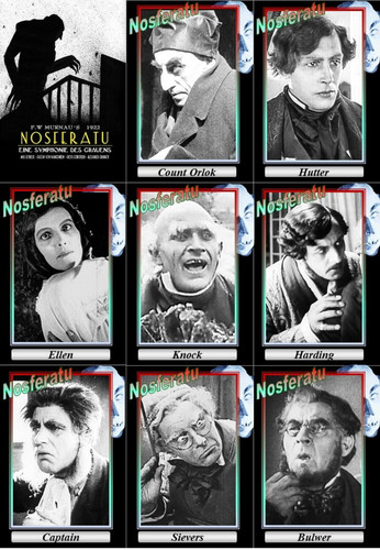 Nosferatu 1922 Character Cards Nikolaitradingcards