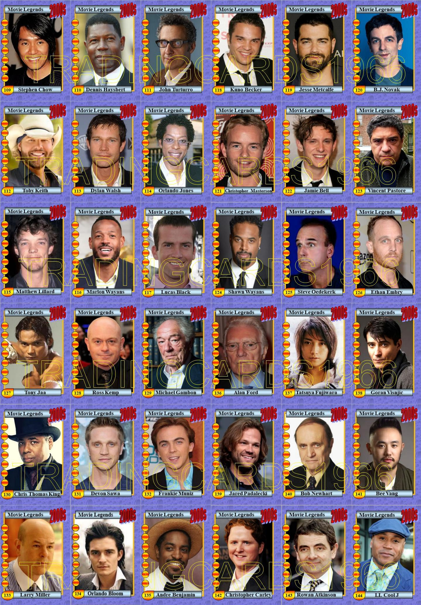Movie Actors of The 2000s Series 4