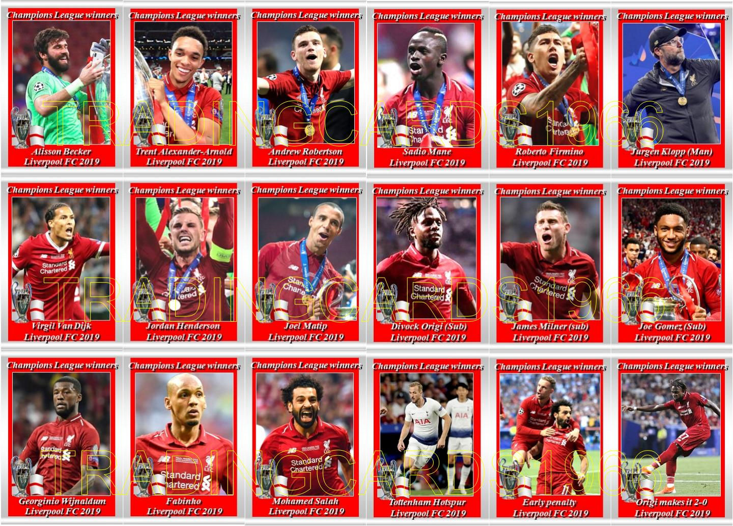 2019 Champions League Winners - Liverpool
