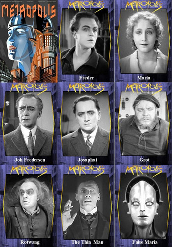 Metropolis (1927) Character Cards | Nikolaitradingcards
