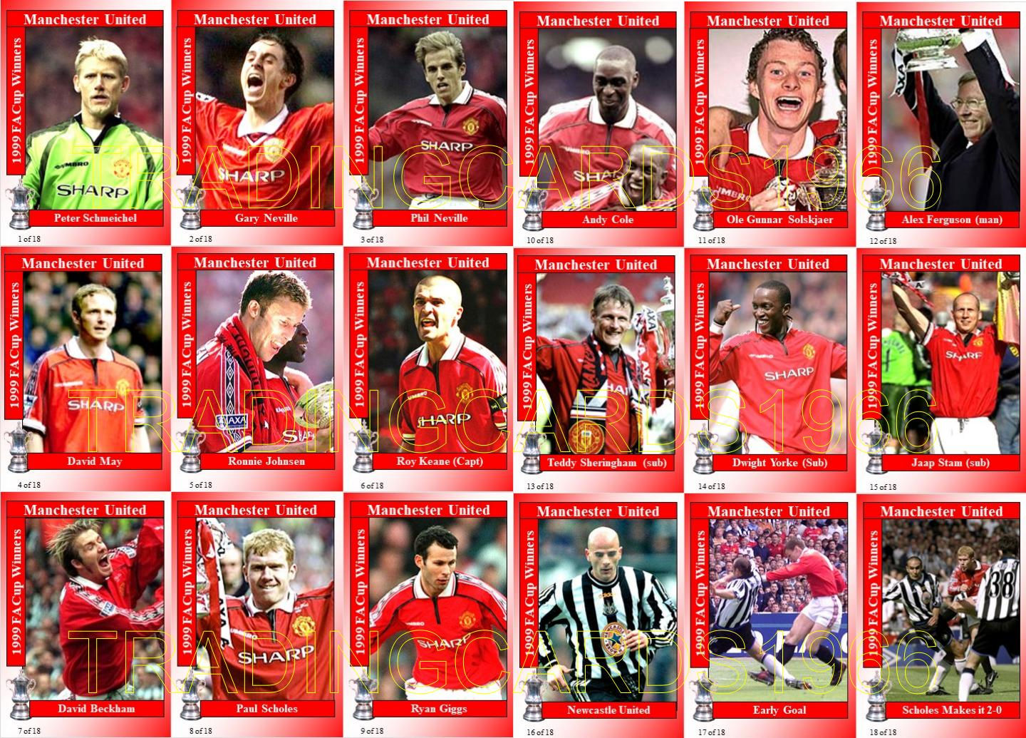1999 FA Cup Final Winners - Manchester United