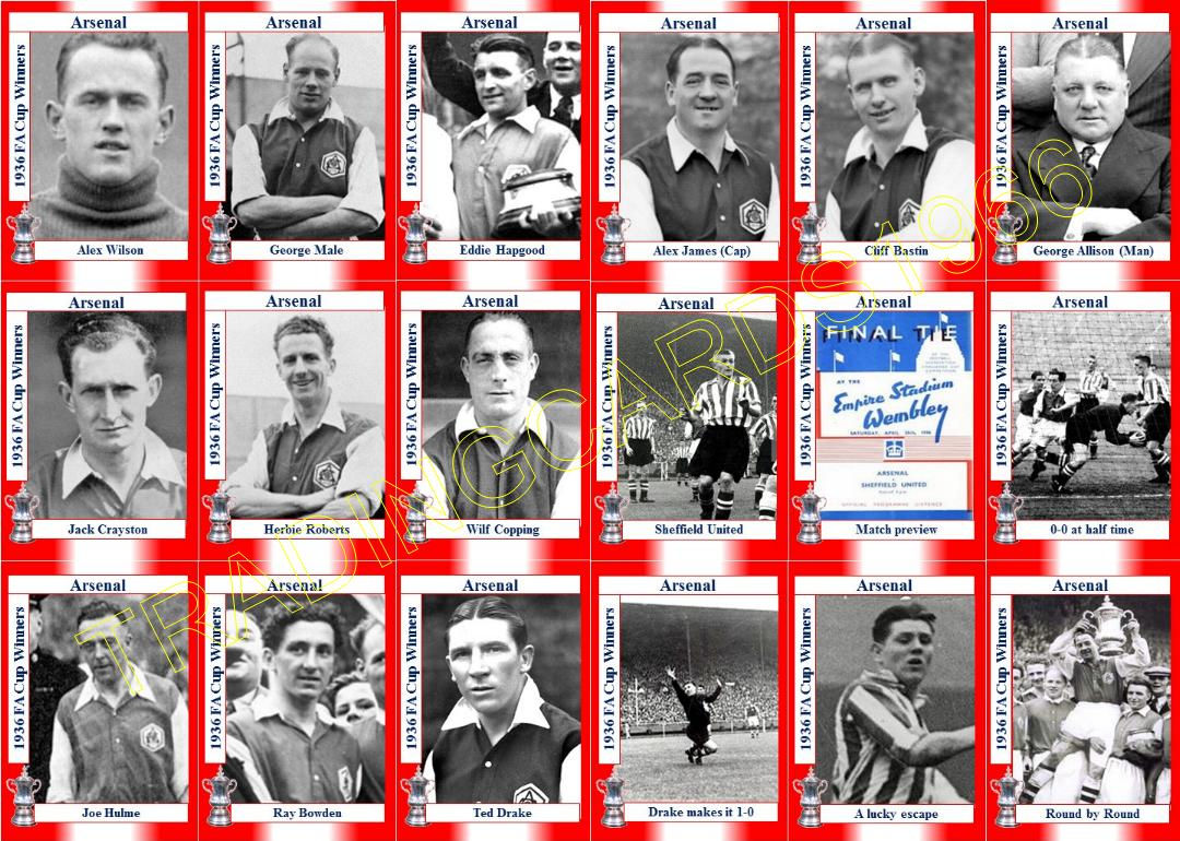 1936 FA Cup Final Winners - Arsenal
