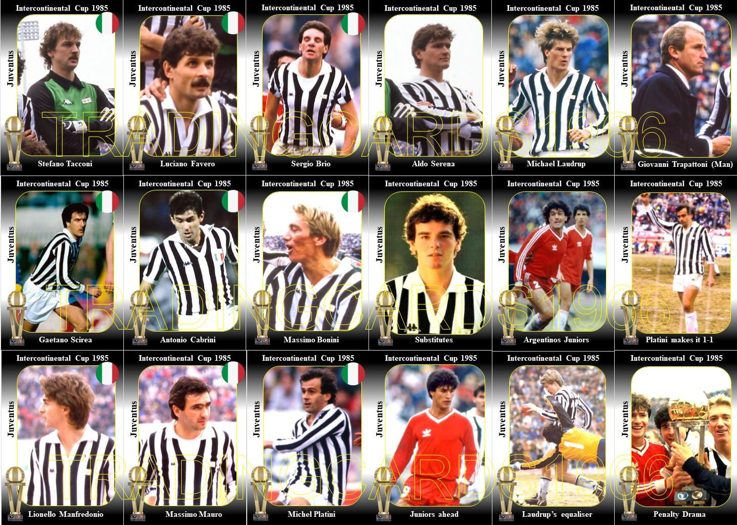 1985 Intercontinental Cup Winners - Juventus