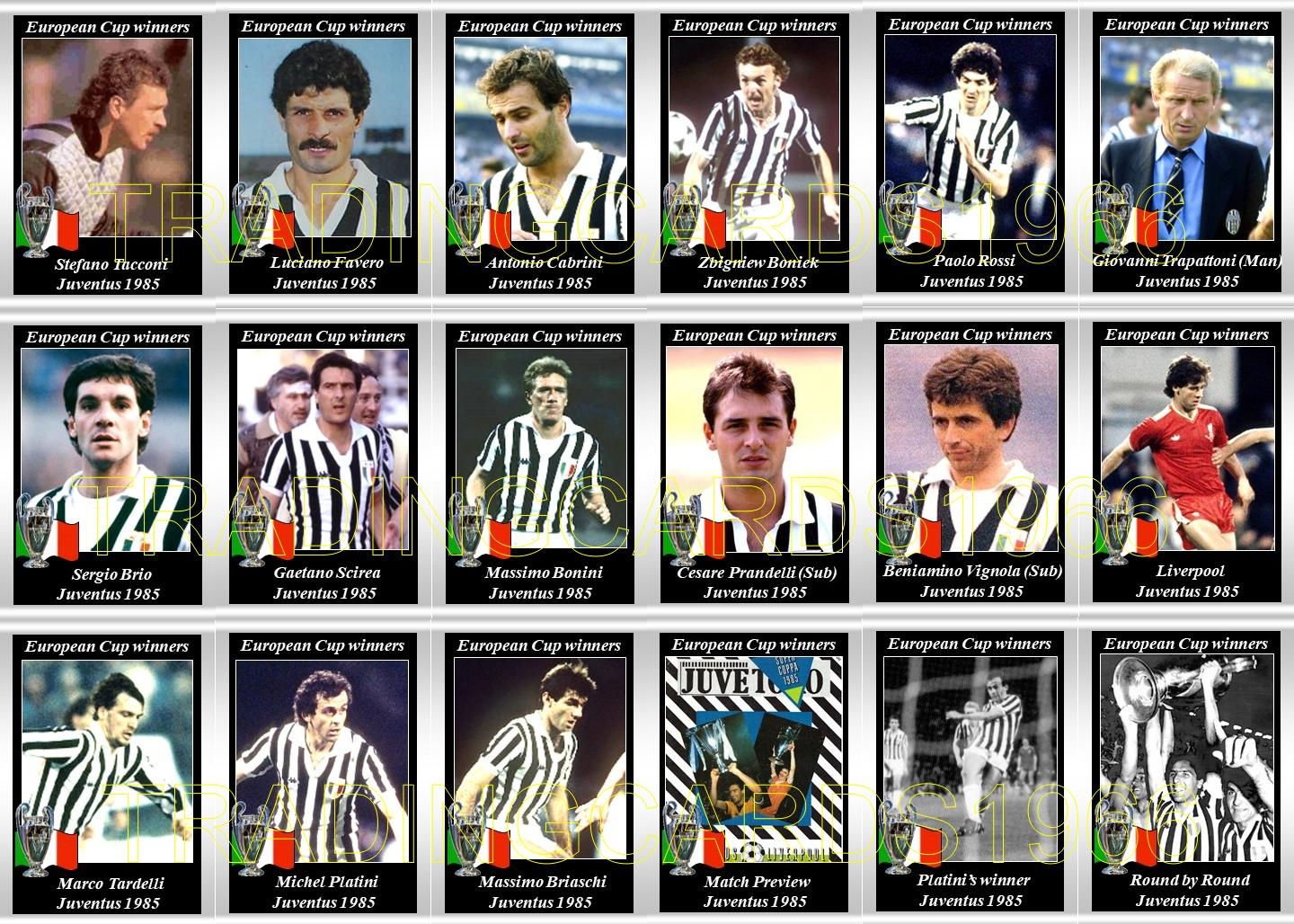 1985 European Cup Winners - Juventus