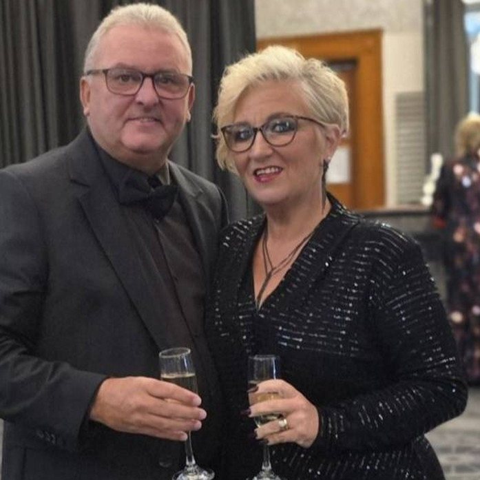 Shar with Husband Frazer