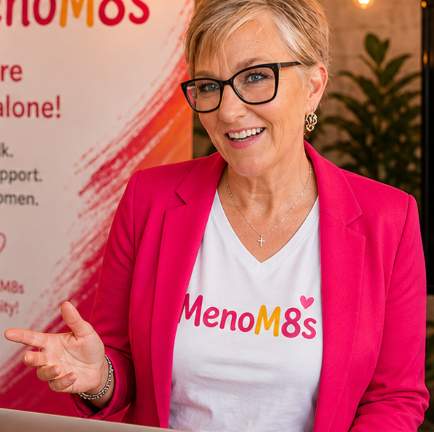 Menopause Coach working from Laptop