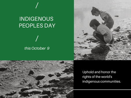 Indigenous Peoples Day!