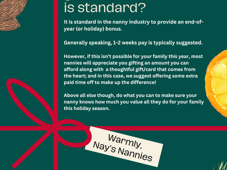 Holiday Bonuses...What is Standard?