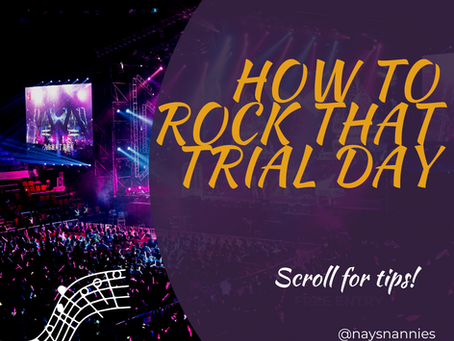 How to Rock that Trial Day!