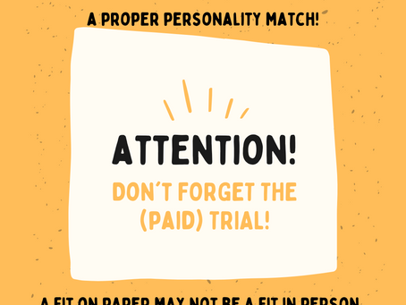 Don't Forget The Trial!