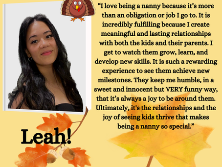 Nanny of the Month…November!