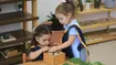 Child learning with Montessori materials in a Montessori classroom in El Paso