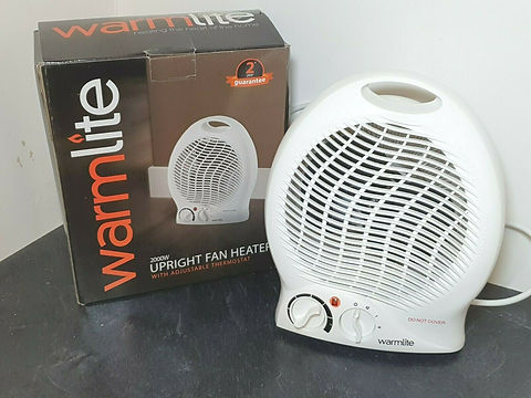 Warmlite WL44002 Thermo Fan Heater with 2 Heat Settings and Overheat  Protection, | Bargainbroo.com