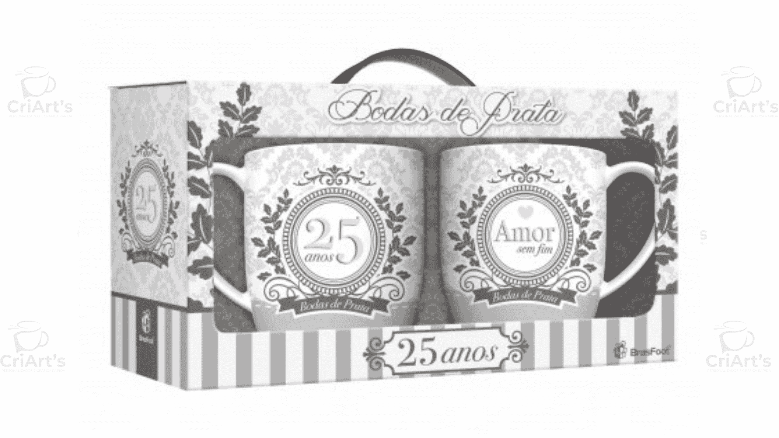 Caneca Urban Com 2UN Bodas de Prata