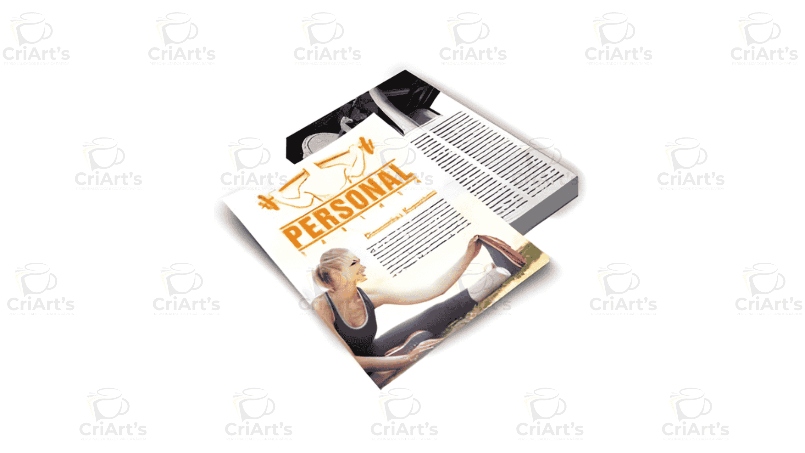 Panfleto couchê 90g - sem verniz tamanho 14x20cm - 4x1 (arte cliente) - 2500 un