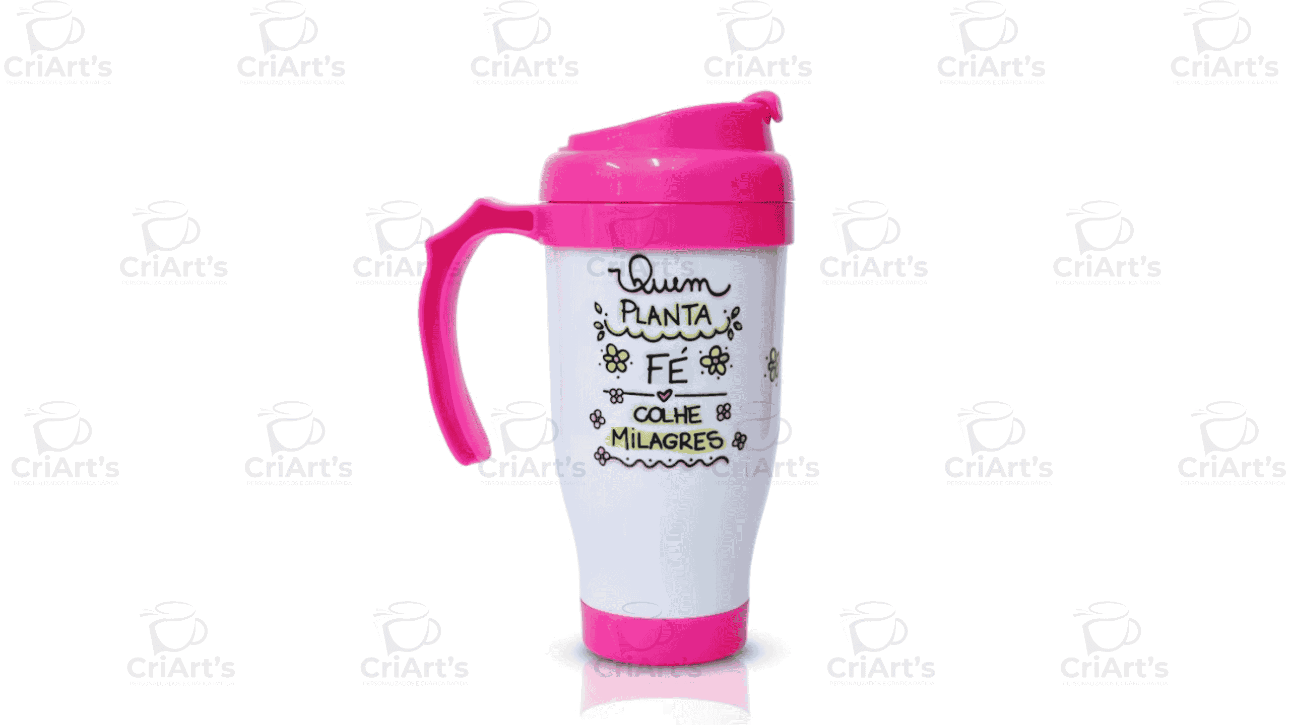 Caneca Semi Térmica Polím. 475ml Colorida