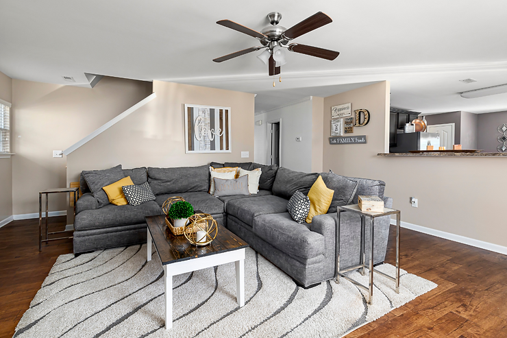 Grey and Mustard Lounge