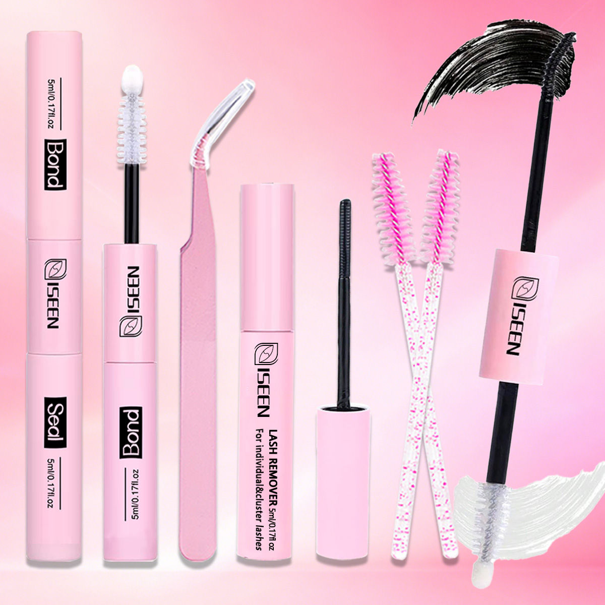 Lash Cluster Glue Lash Bond and Seal 2 in 1 for Eyelash Clusters Waterproof Home