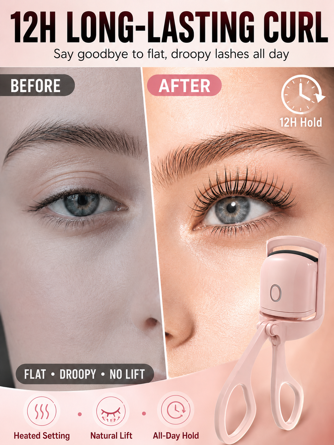 USB-C Heated Eyelash Curler