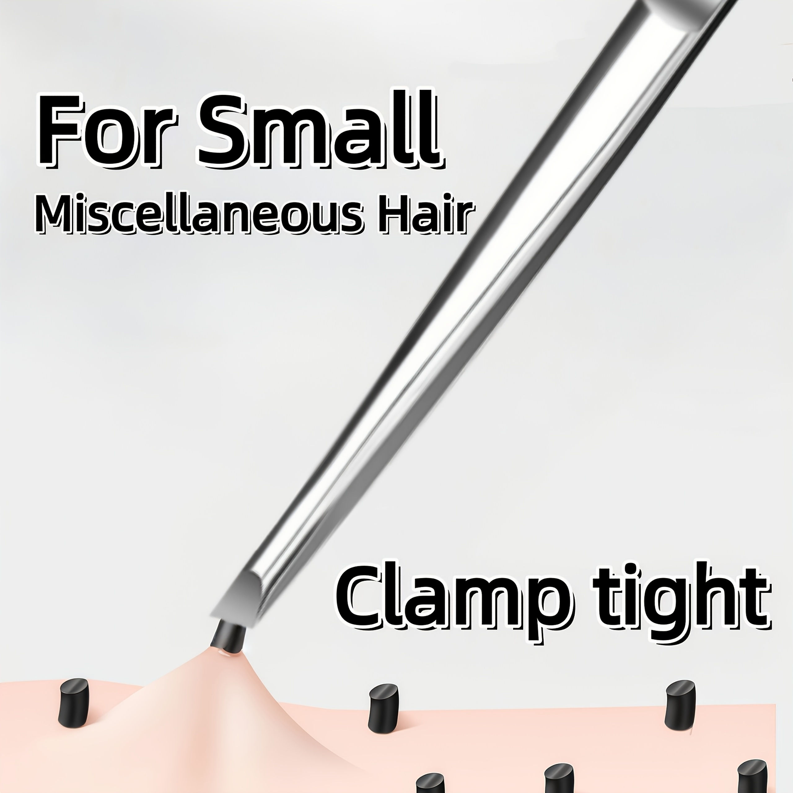 Stainless Steel Tweezers Tool Suitable for Eyebrow Eyelash Application Beard & M