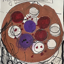 Abstract drawing 1 by artist and certified TRE® provider, Nicole Strafaci