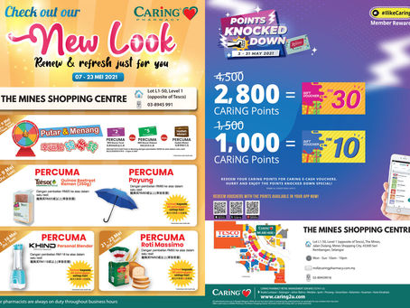 NEW LOOK CARING PHARMACY IN THE MINES SHOPPING CENTRE