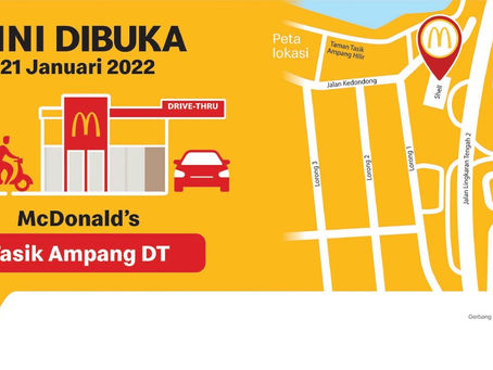 McDonald's Tasik Ampang Drive Thru is available now!