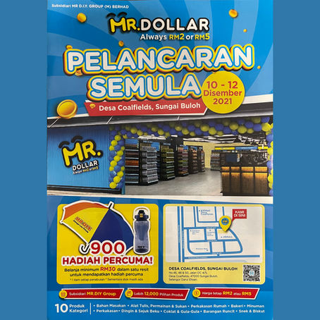 MR.DOLLAR Pelancaran Semula Desa Coalfields, Sungai Buloh