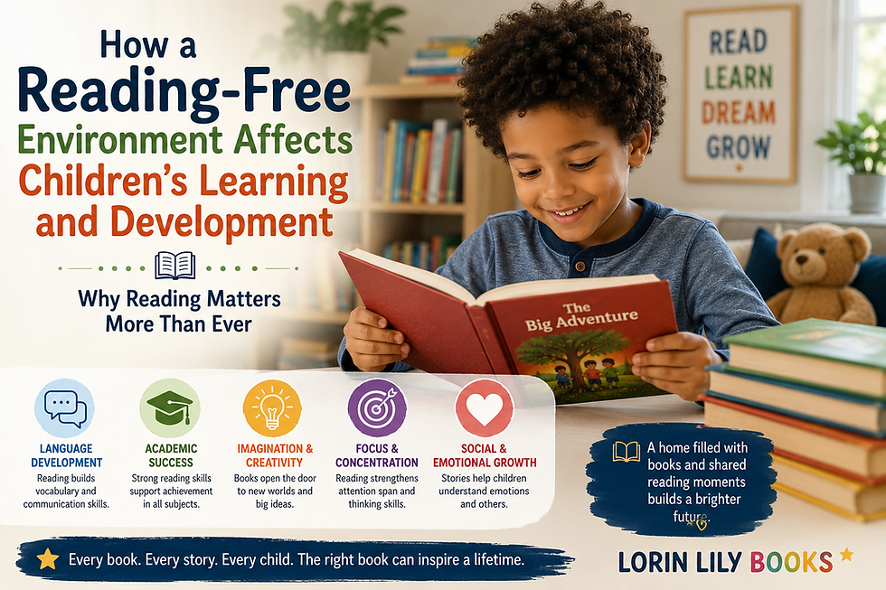 How a Reading-Free Environment Affects Children’s Learning and Development: Why Reading Matters More Than Ever