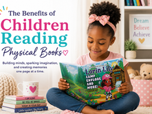 Young girl reading a Lorin Lily multicultural children’s book that promotes literacy, imagination, and diverse storytelling.
