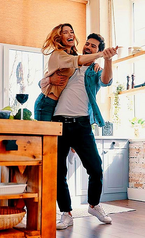 People enjoying Music at Home