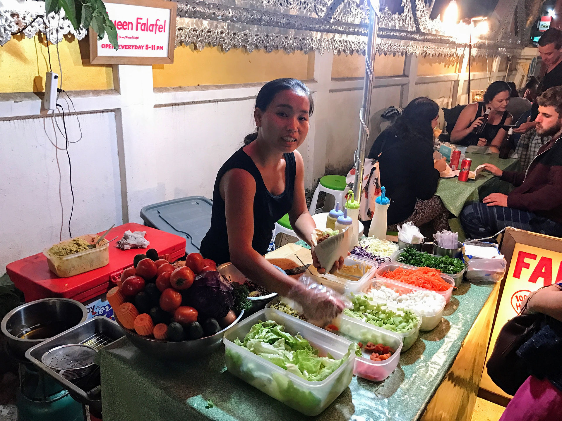 Paï - Falafel sur le marché