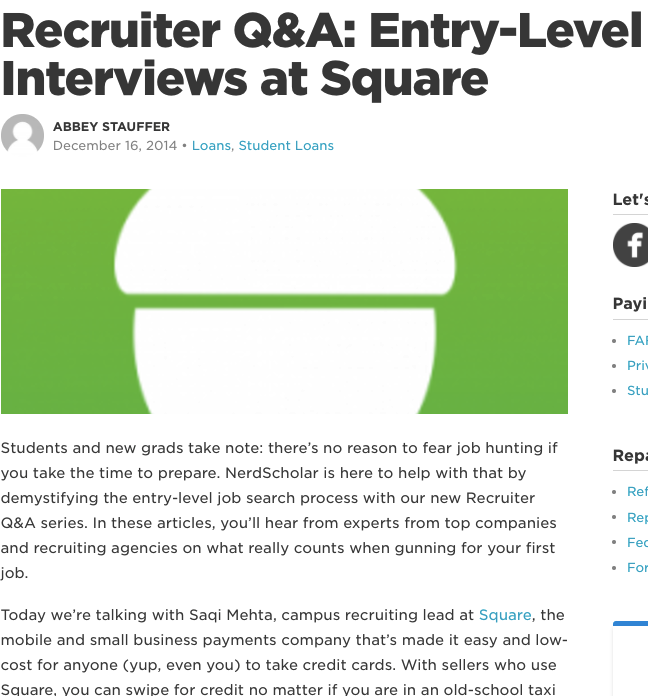 Recruiter Q&A: Entry-Level Interview