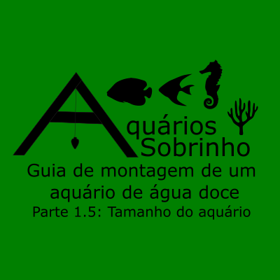 montar aquário de água doce tamanho