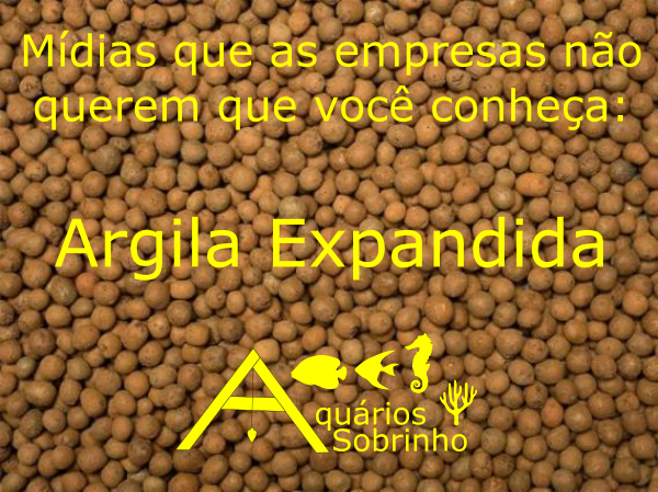 argila expandida aquário