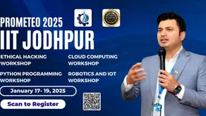 IIT Jodhpur Prometeo 2025 Ethical Hacking Workshop