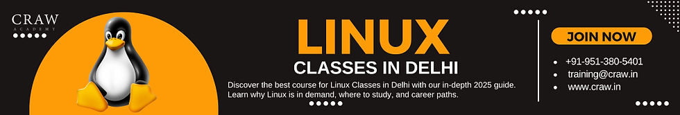 Looking for the best Linux classes in Delhi? Get the best training experience, hands-on courses, and lucrative career paths. Learn more!