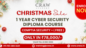 1-Year Diploma in Cyber Security Course in Delhi with Christmas Offer 🎅