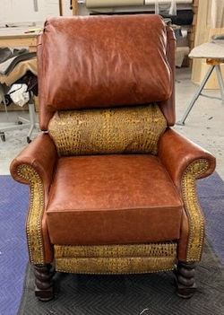 Granite Sella & Embossed Crocodile Brandy