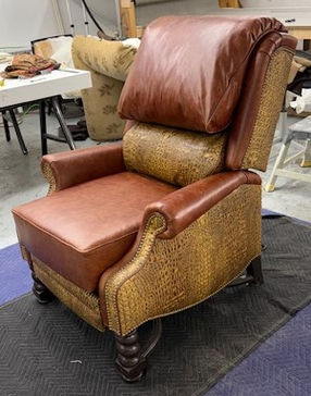 embossed alligator